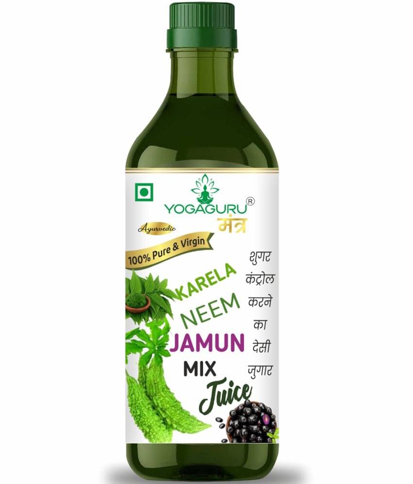     			YOGAGURU MANTR Neem, Karela, Jamun Juice - 100% Natural & Sugar Free (500 ml)