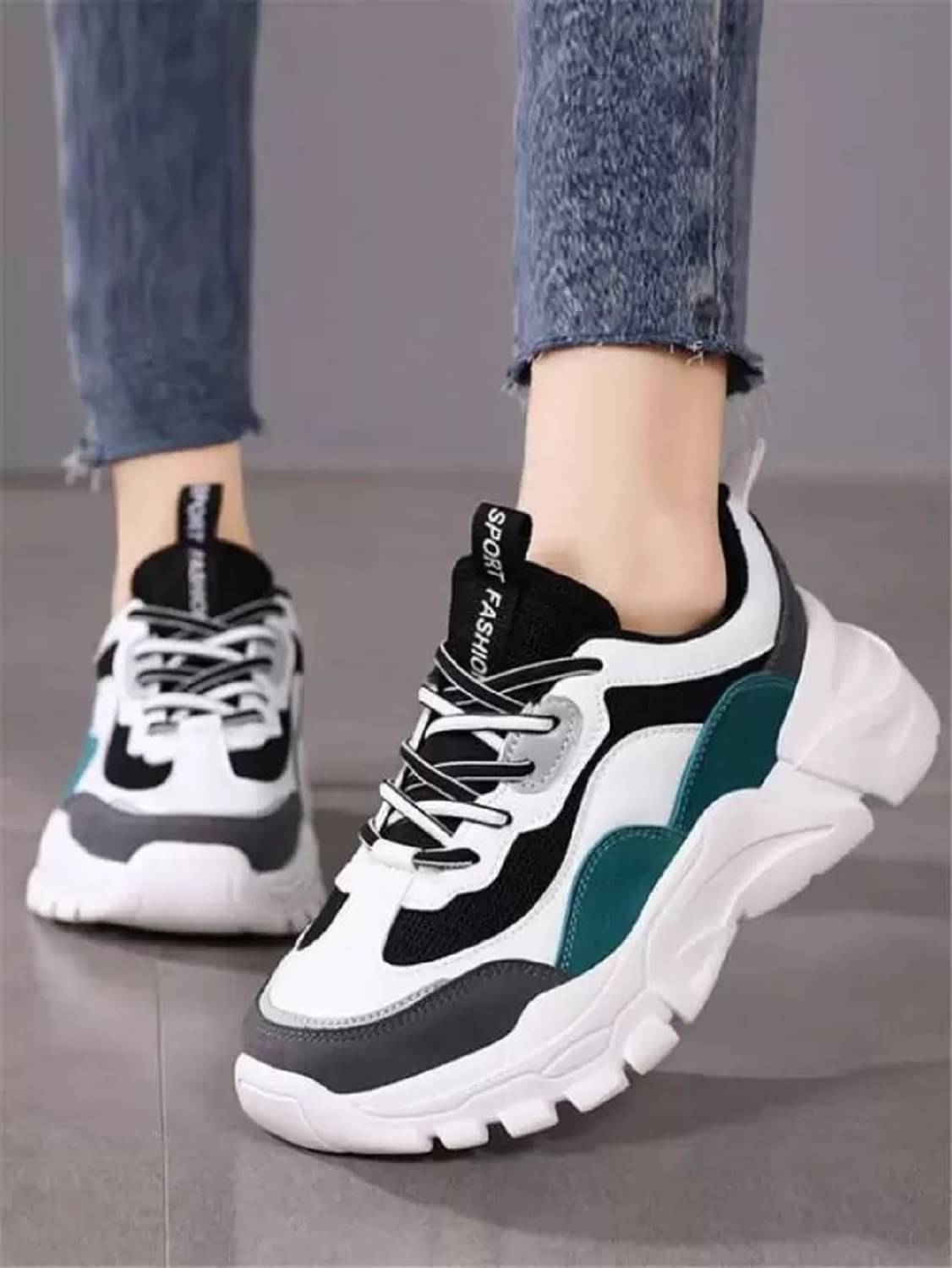     			Fabbmate Black Women's Korean Shoes