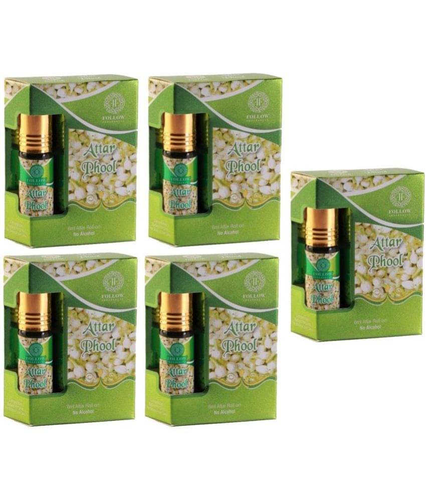     			Girnar Jasmine Non- Alcoholic Below 50ml Attar ( Pack of 5 )