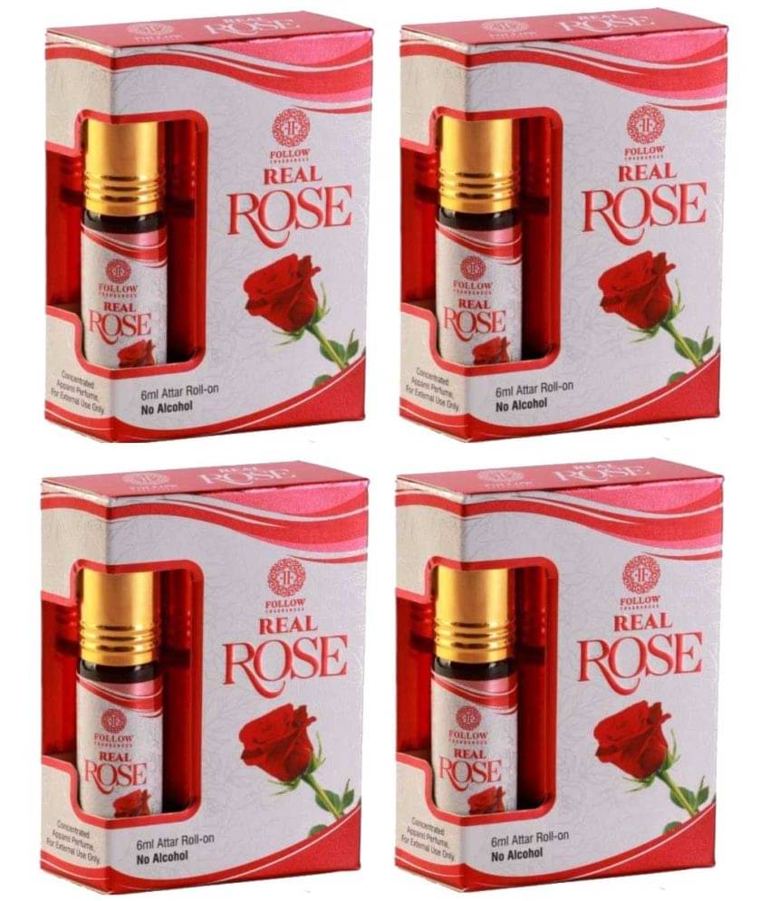     			Girnar Rose Non- Alcoholic Below 50ml Attar ( Pack of 4 )