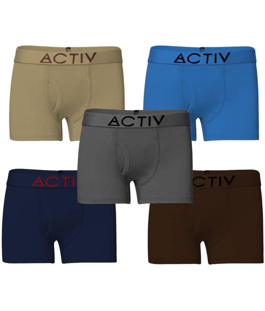HAP Pack of 5 Boys Cotton Trunks ( Multicolor ) - Nightwear & Loungewear | Buy online on ZillyBuy