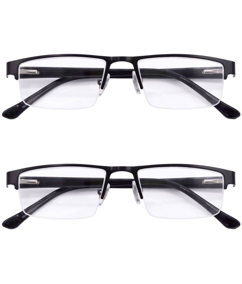 Hrinkar Rectangle Half Rim Reading Glasses
