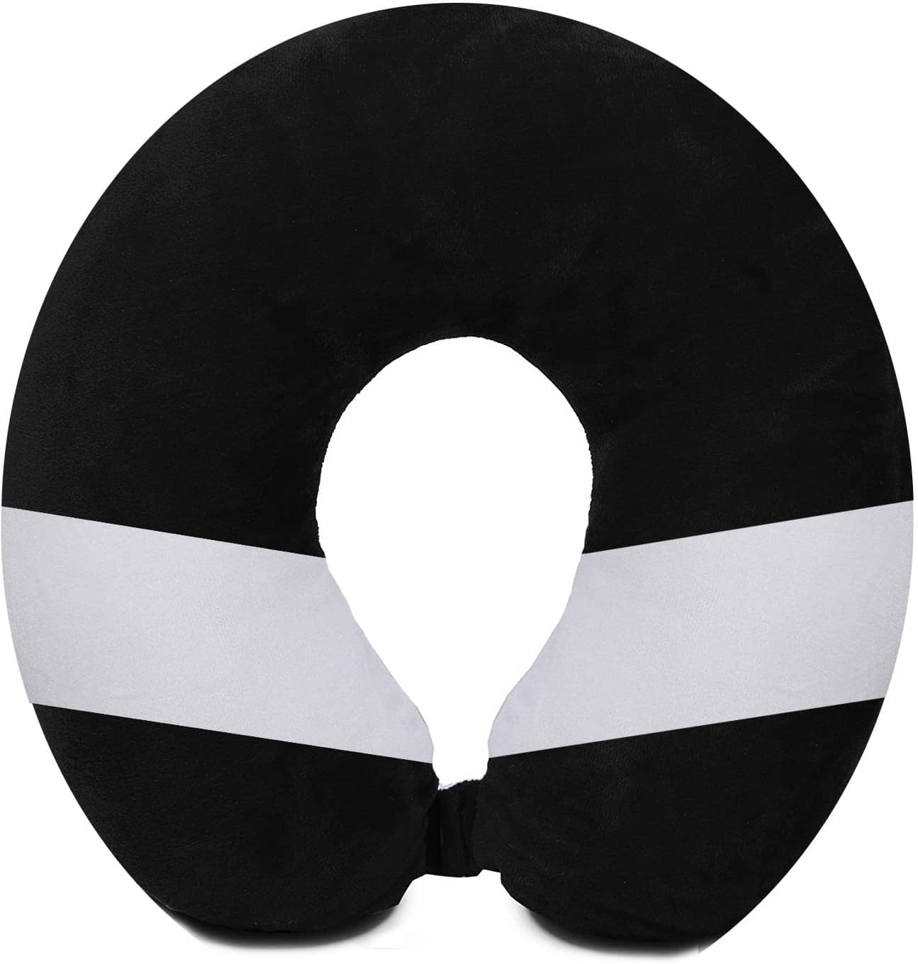 JUZZII Black Neck Pillow ( Pack of 1 )