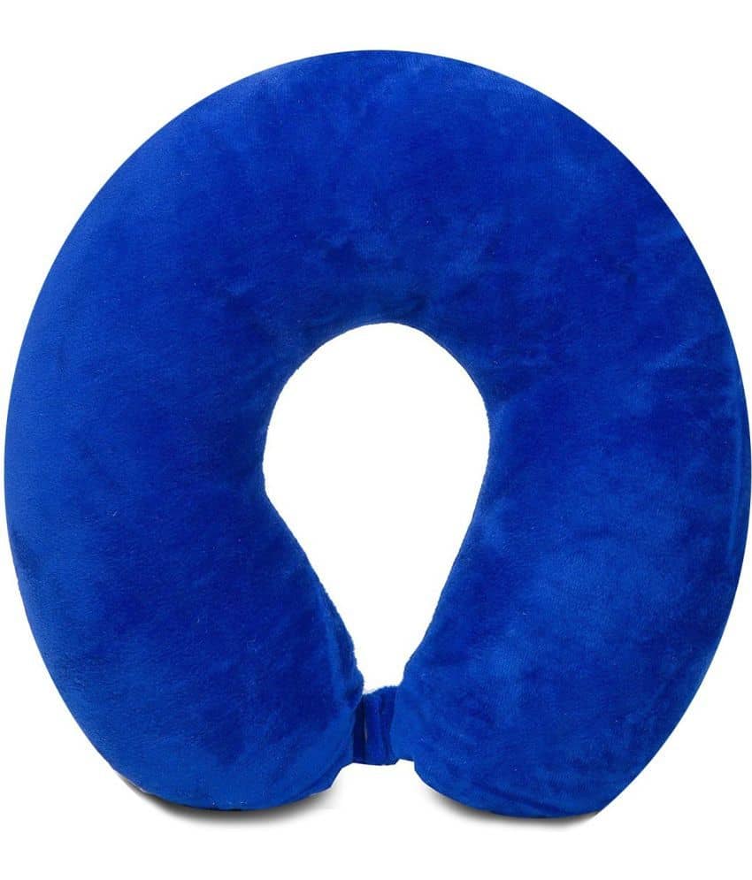 JUZZII Blue Neck Pillow ( Pack of 1 )