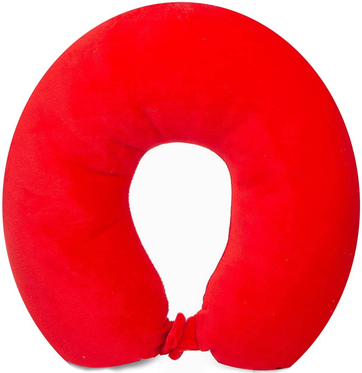 JUZZII Red Neck Pillow ( Pack of 1 )