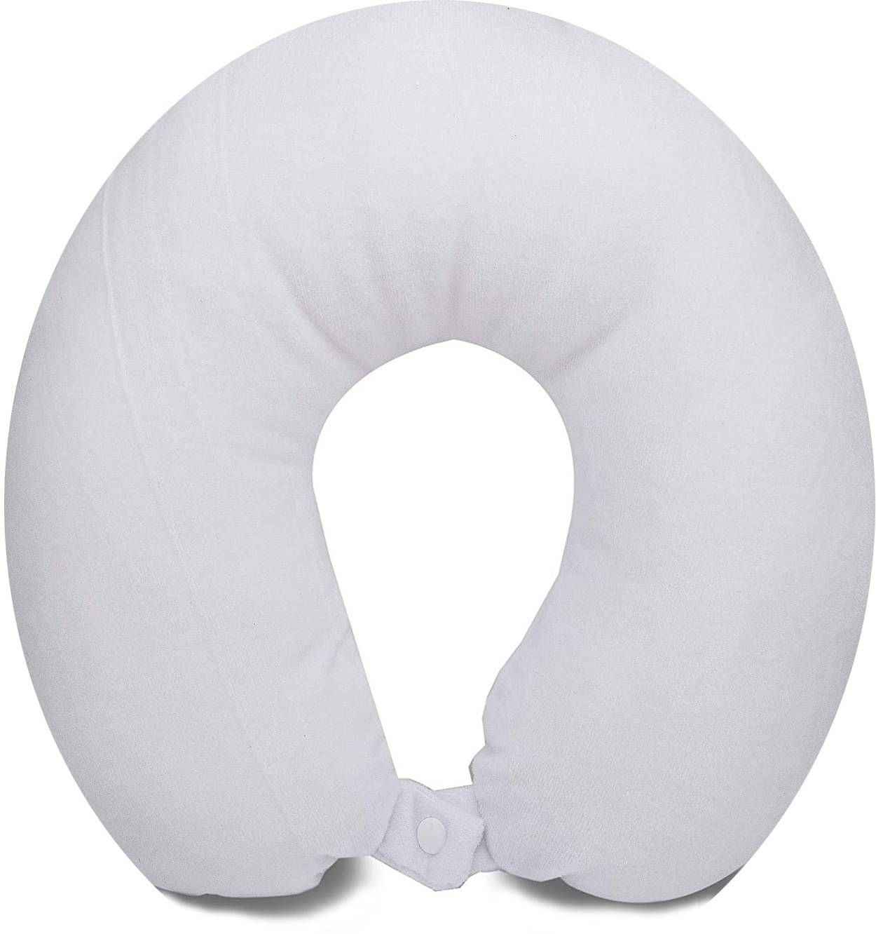     			JUZZII White Neck Pillow ( Pack of 1 )