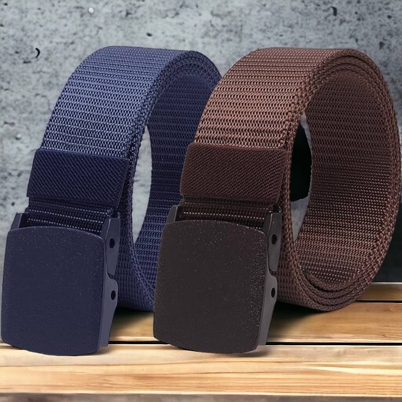     			Kastner - Multi Canvas Men's Casual Belt ( Pack of 2 )