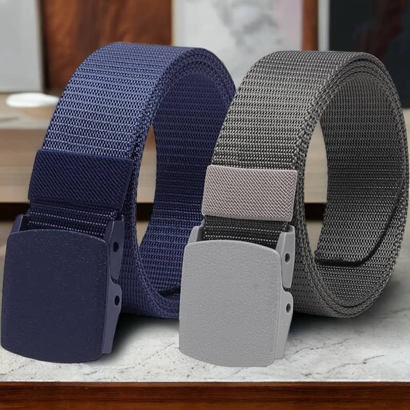 Kastner - Multi Canvas Men's Casual Belt ( Pack of 2 )