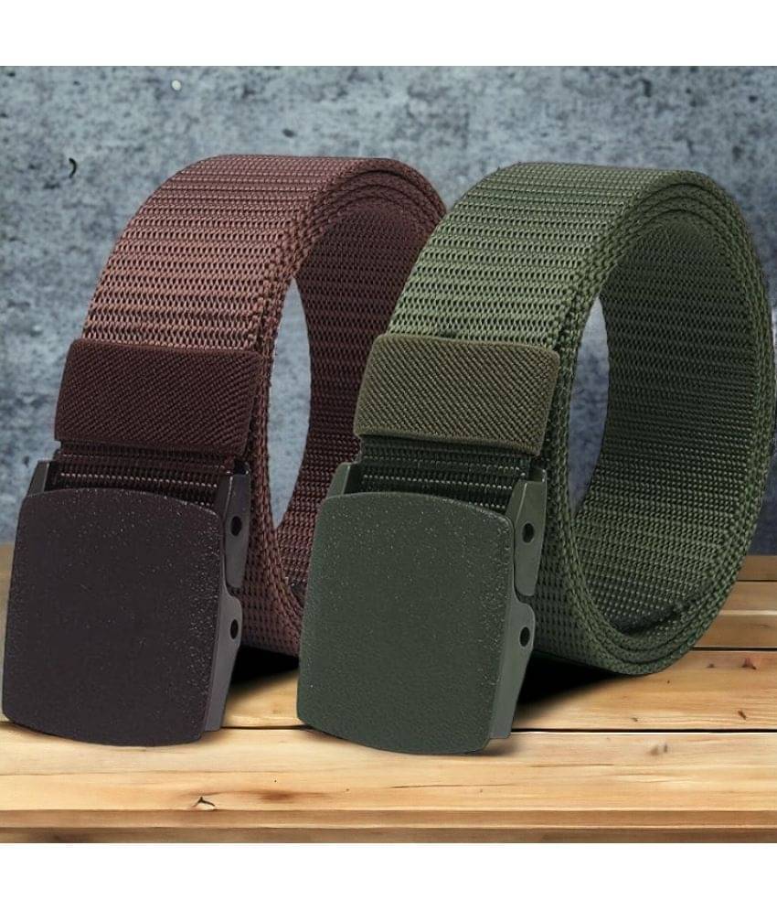 Kastner - Multi Canvas Men's Casual Belt ( Pack of 2 ) Kastner - Multi Canvas Men's Casual Belt ( Pack of 2 )