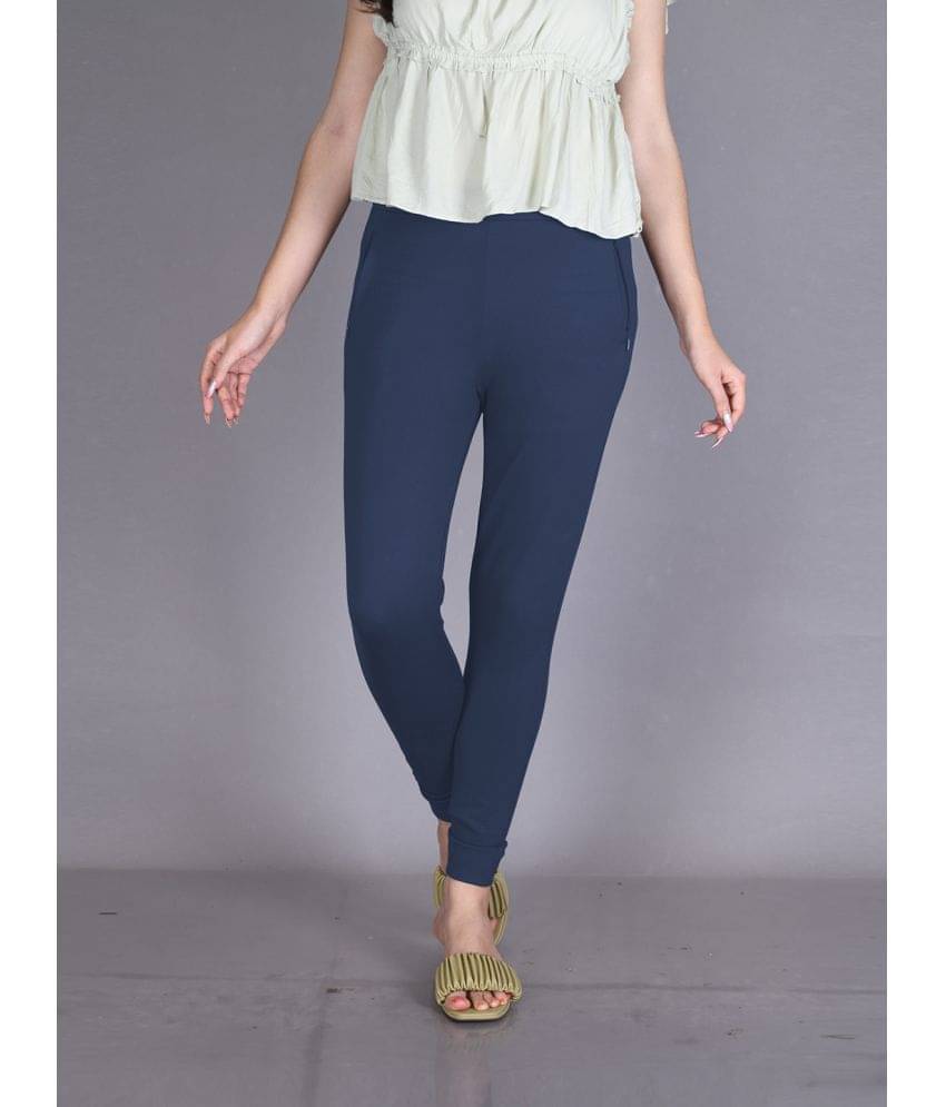     			LYRA - Rayon Regular Fit Blue Women's Jeggings ( Pack of 1 )