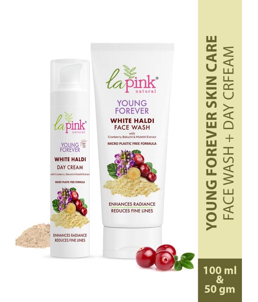 La Pink Young Forever 2 Times Use Facial Kit For All Skin Type Fruit 100ml, 50g ( Pack of 2 ) La Pink Young Forever 2 Times Use Facial Kit For All Skin Type Fruit 100ml, 50g ( Pack of 2 )