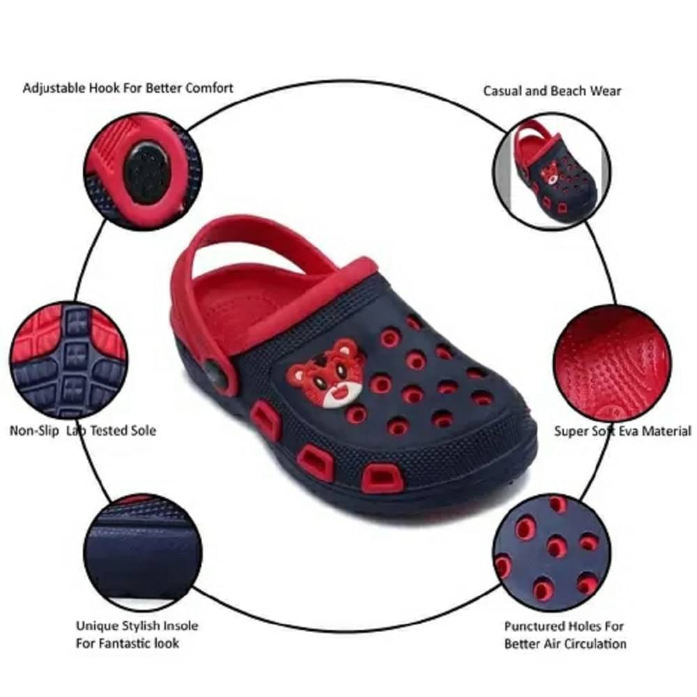     			Onbeat - Multicolor Boy's Clogs ( 1 Pair )