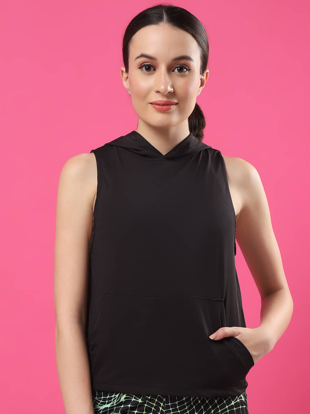 Rigo Women's Polyester Crop Top ( Black )