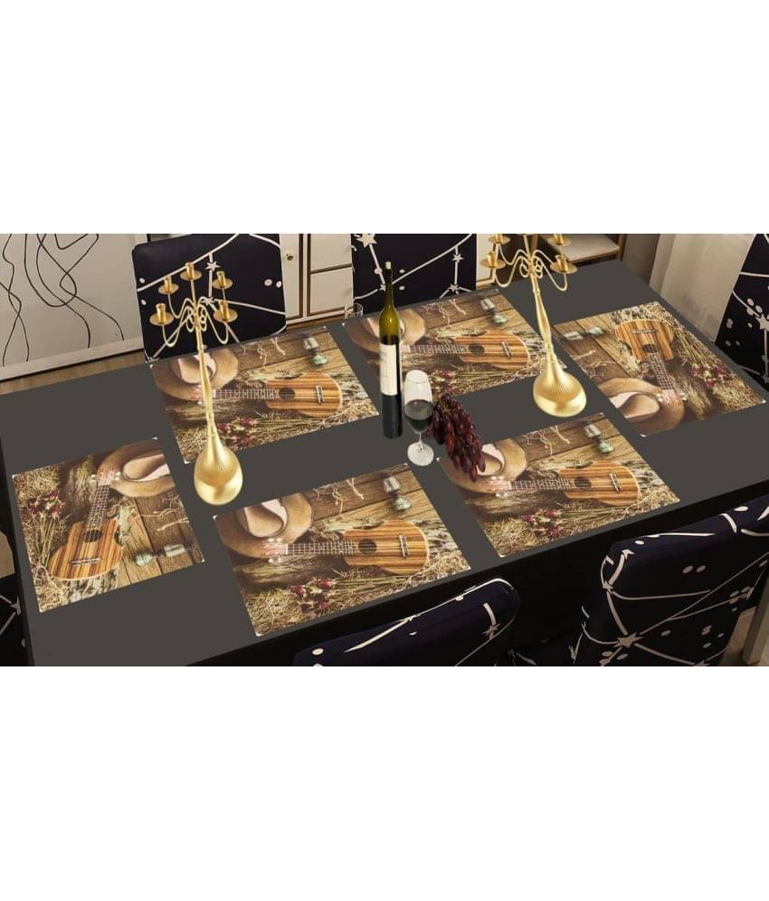 Sanraksshan PVC Solid Rectangle Table Mats ( 40 cm x 32 cm ) Pack of 1 - Multi Sanraksshan PVC Solid Rectangle Table Mats ( 40 cm x 32 cm ) Pack of 1 - Multi