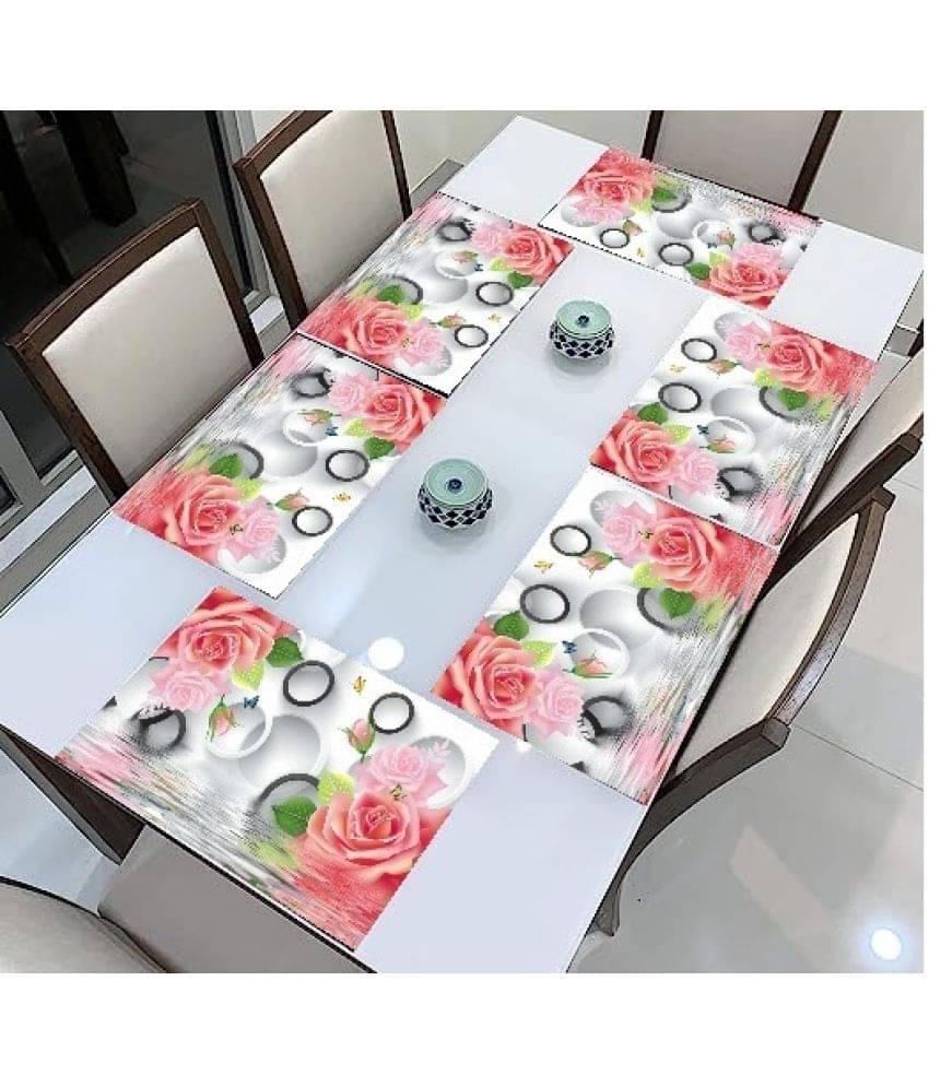     			Sanraksshan PVC Solid Rectangle Table Mats ( 40 cm x 32 cm ) Pack of 1 - Multi