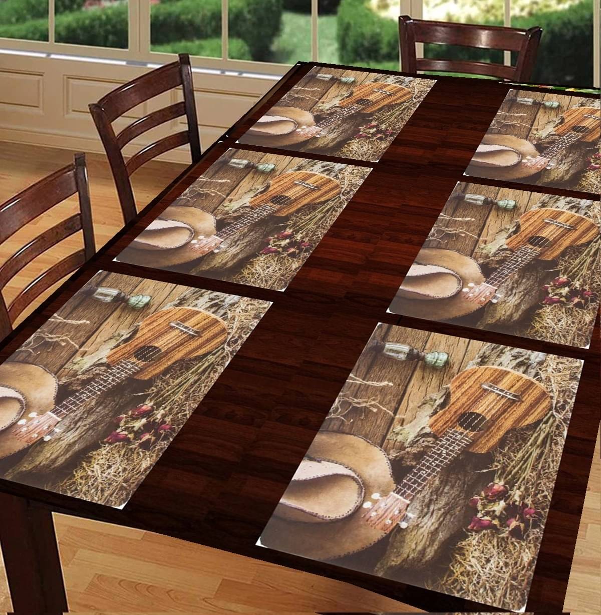 Sanraksshan PVC Solid Rectangle Table Mats ( 40 cm x 32 cm ) Pack of 1 - Multi Sanraksshan PVC Solid Rectangle Table Mats ( 40 cm x 32 cm ) Pack of 1 - Multi