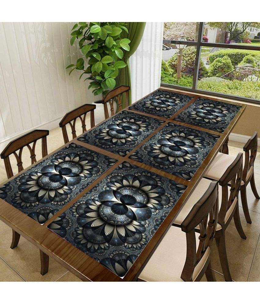 Sanraksshan PVC Solid Rectangle Table Mats ( 40 cm x 32 cm ) Pack of 1 - Multi Sanraksshan PVC Solid Rectangle Table Mats ( 40 cm x 32 cm ) Pack of 1 - Multi
