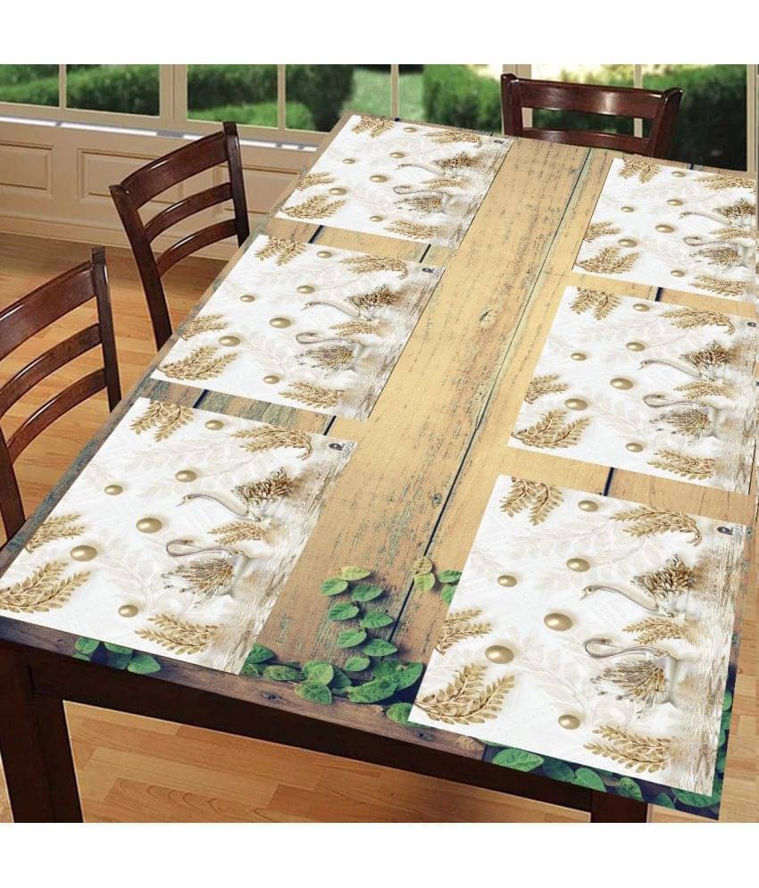 Sanraksshan PVC Solid Rectangle Table Mats ( 40 cm x 32 cm ) Pack of 1 - Multi Sanraksshan PVC Solid Rectangle Table Mats ( 40 cm x 32 cm ) Pack of 1 - Multi