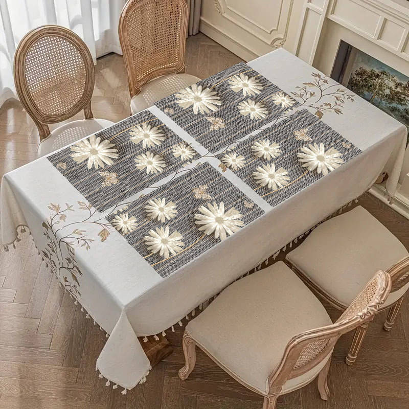Sanraksshan PVC Solid Rectangle Table Mats ( 40 cm x 32 cm ) Pack of 1 - Multi Sanraksshan PVC Solid Rectangle Table Mats ( 40 cm x 32 cm ) Pack of 1 - Multi