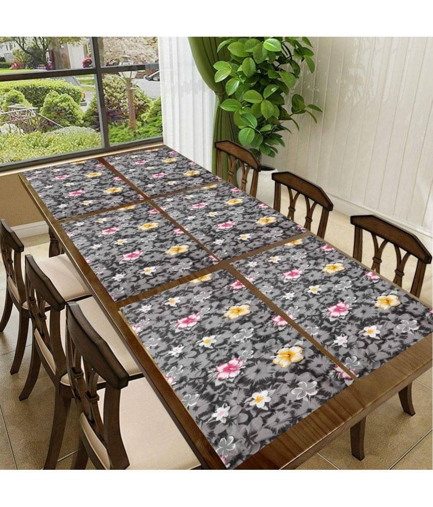 Sanraksshan PVC Solid Rectangle Table Mats ( 40 cm x 32 cm ) Pack of 1 - Multi Sanraksshan PVC Solid Rectangle Table Mats ( 40 cm x 32 cm ) Pack of 1 - Multi