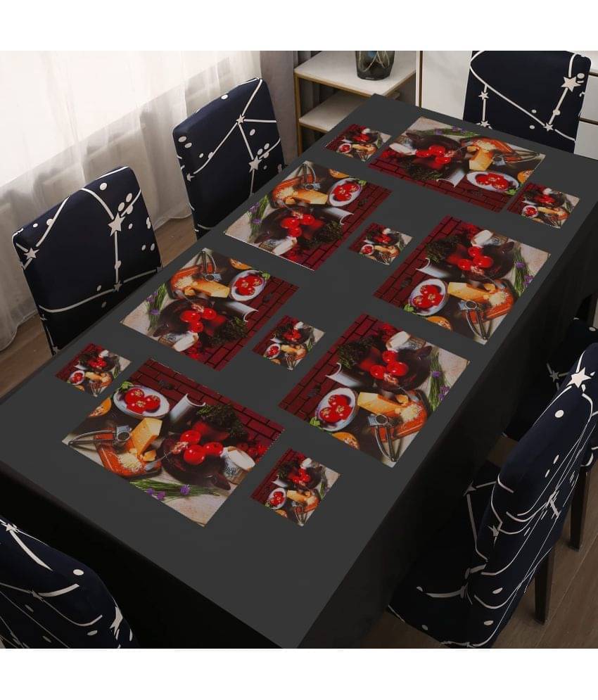Sanraksshan PVC Solid Rectangle Table Mats ( 40 cm x 32 cm ) Pack of 1 - Multi Sanraksshan PVC Solid Rectangle Table Mats ( 40 cm x 32 cm ) Pack of 1 - Multi