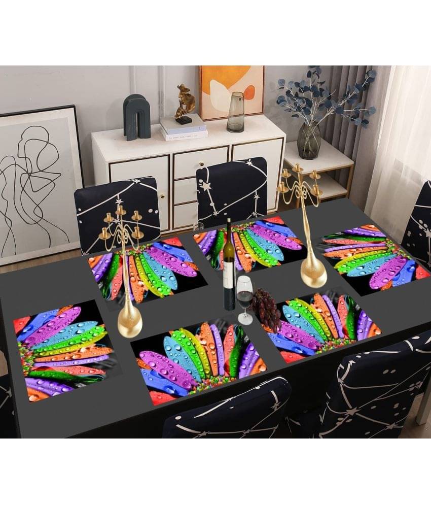 Sanraksshan PVC Solid Rectangle Table Mats ( 40 cm x 32 cm ) Pack of 1 - Multi Sanraksshan PVC Solid Rectangle Table Mats ( 40 cm x 32 cm ) Pack of 1 - Multi