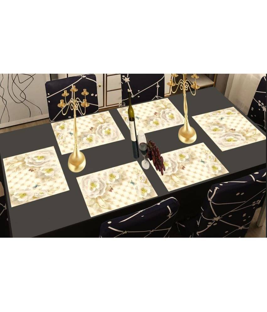 Sanraksshan PVC Solid Rectangle Table Mats ( 40 cm x 32 cm ) Pack of 1 - Multi Sanraksshan PVC Solid Rectangle Table Mats ( 40 cm x 32 cm ) Pack of 1 - Multi