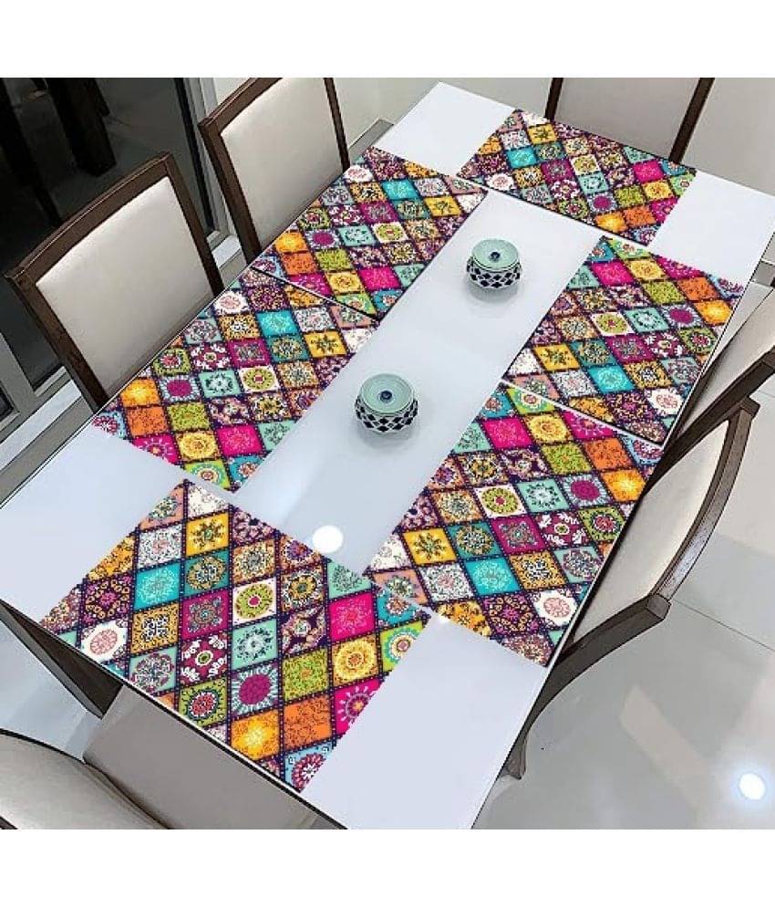 Sanraksshan PVC Solid Rectangle Table Mats ( 40 cm x 32 cm ) Pack of 1 - Multi Sanraksshan PVC Solid Rectangle Table Mats ( 40 cm x 32 cm ) Pack of 1 - Multi