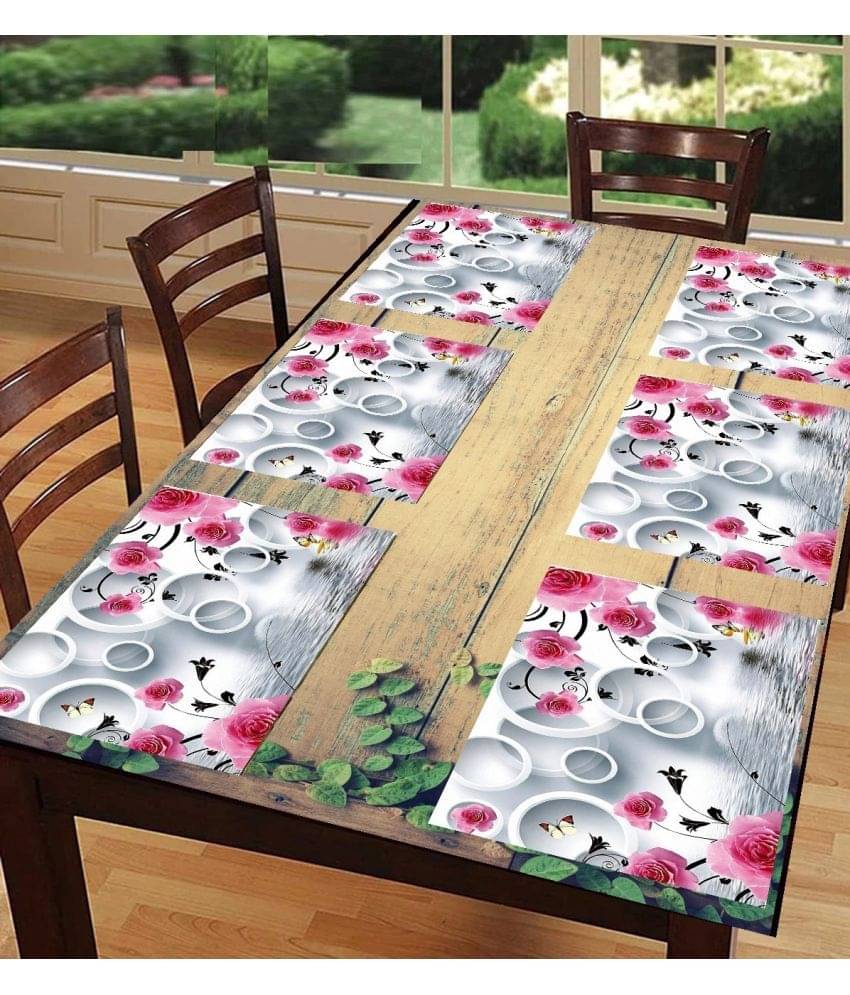 Sanraksshan PVC Solid Rectangle Table Mats ( 40 cm x 32 cm ) Pack of 1 - Multi Sanraksshan PVC Solid Rectangle Table Mats ( 40 cm x 32 cm ) Pack of 1 - Multi
