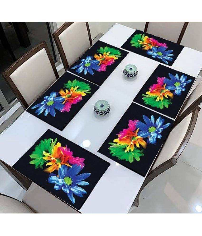 Sanraksshan PVC Solid Rectangle Table Mats ( 40 cm x 32 cm ) Pack of 1 - Multi Sanraksshan PVC Solid Rectangle Table Mats ( 40 cm x 32 cm ) Pack of 1 - Multi