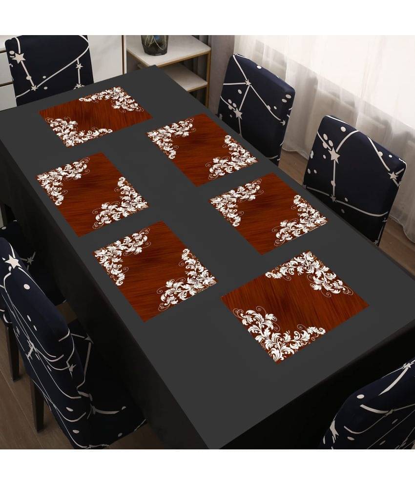 Sanraksshan PVC Solid Rectangle Table Mats ( 40 cm x 32 cm ) Pack of 1 - Multi Sanraksshan PVC Solid Rectangle Table Mats ( 40 cm x 32 cm ) Pack of 1 - Multi