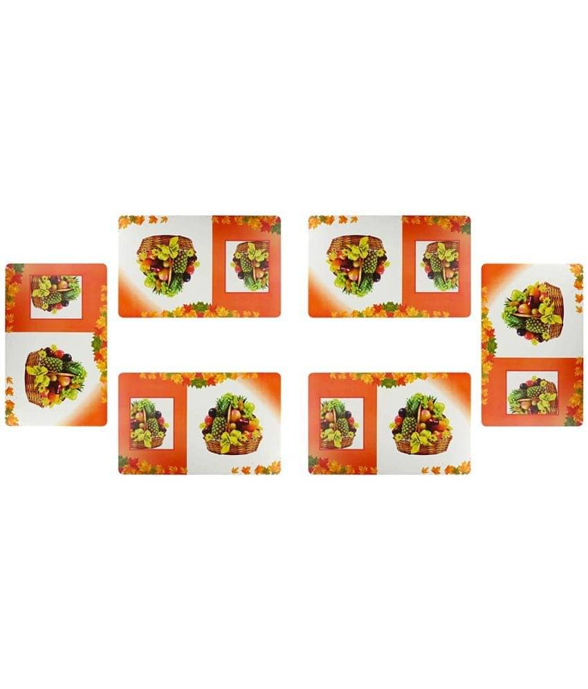 Sanraksshan PVC Solid Rectangle Table Mats ( 40 cm x 32 cm ) Pack of 1 - Multi Sanraksshan PVC Solid Rectangle Table Mats ( 40 cm x 32 cm ) Pack of 1 - Multi