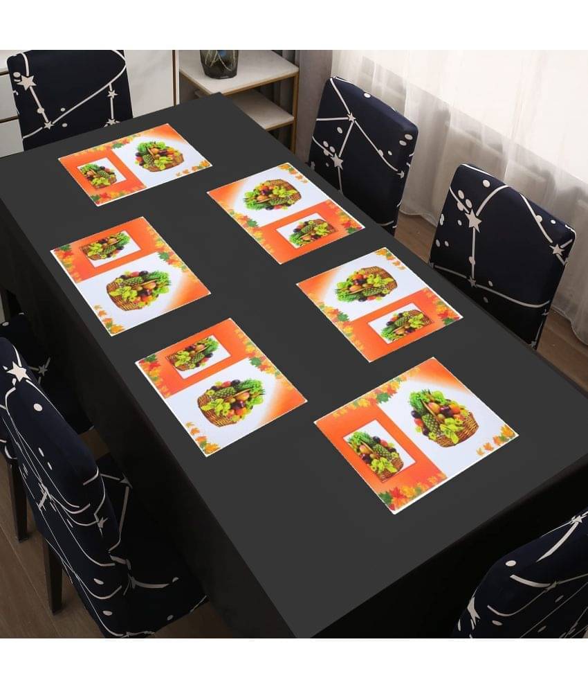 Sanraksshan PVC Solid Rectangle Table Mats ( 40 cm x 32 cm ) Pack of 1 - Multi Sanraksshan PVC Solid Rectangle Table Mats ( 40 cm x 32 cm ) Pack of 1 - Multi