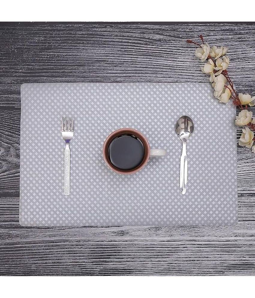 Sanraksshan PVC Solid Rectangle Table Mats ( 40 cm x 32 cm ) Pack of 1 - Multi Sanraksshan PVC Solid Rectangle Table Mats ( 40 cm x 32 cm ) Pack of 1 - Multi