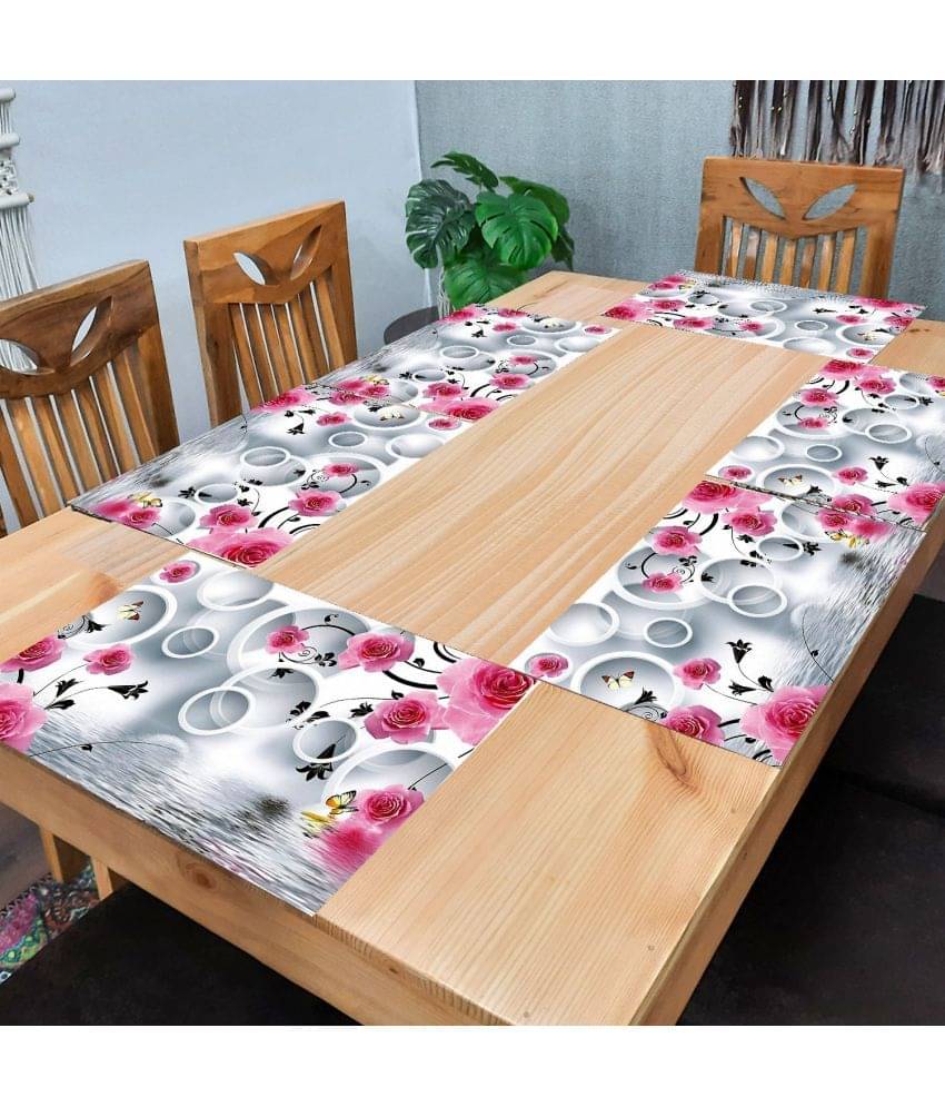 Sanraksshan PVC Solid Rectangle Table Mats ( 40 cm x 32 cm ) Pack of 1 - Multi Sanraksshan PVC Solid Rectangle Table Mats ( 40 cm x 32 cm ) Pack of 1 - Multi