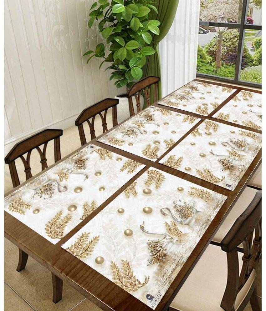 Sanraksshan PVC Solid Rectangle Table Mats ( 40 cm x 32 cm ) Pack of 1 - Multi Sanraksshan PVC Solid Rectangle Table Mats ( 40 cm x 32 cm ) Pack of 1 - Multi
