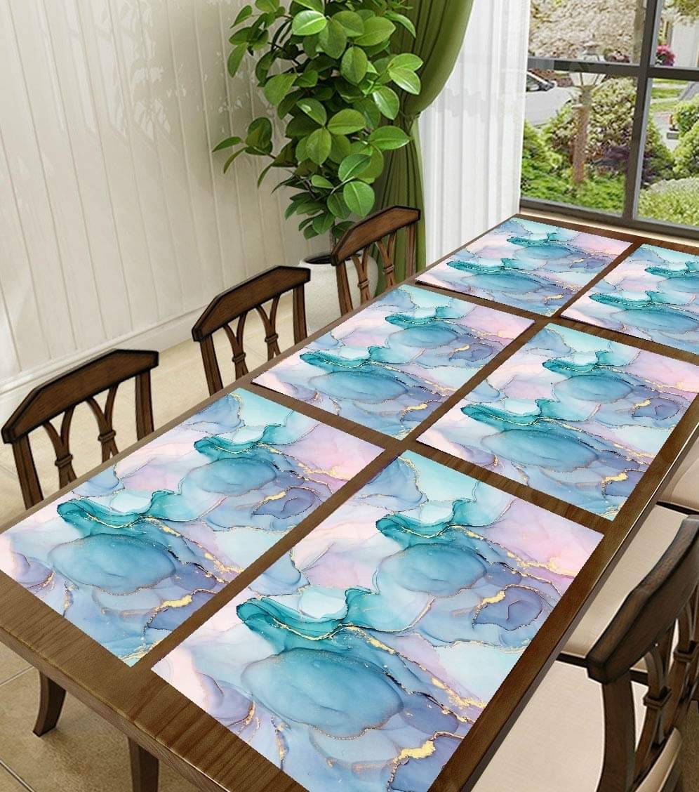     			Sanraksshan PVC Solid Rectangle Table Mats ( 40 cm x 32 cm ) Pack of 1 - Multi