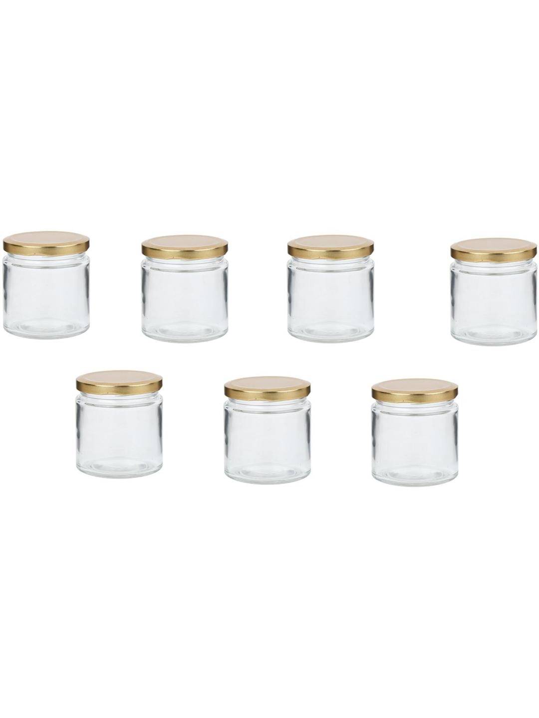     			Somil Glass Container Jar Glass Transparent Utility Container ( Set of 7 )
