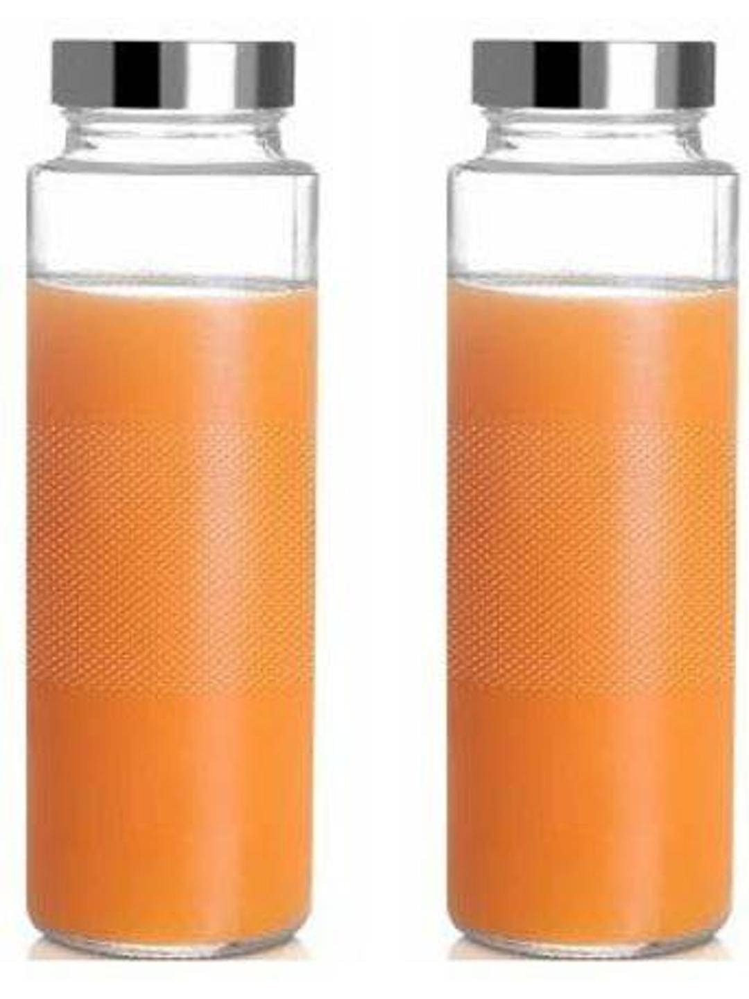     			Somil Glass Container Jar Glass Transparent Utility Container ( Set of 2 )