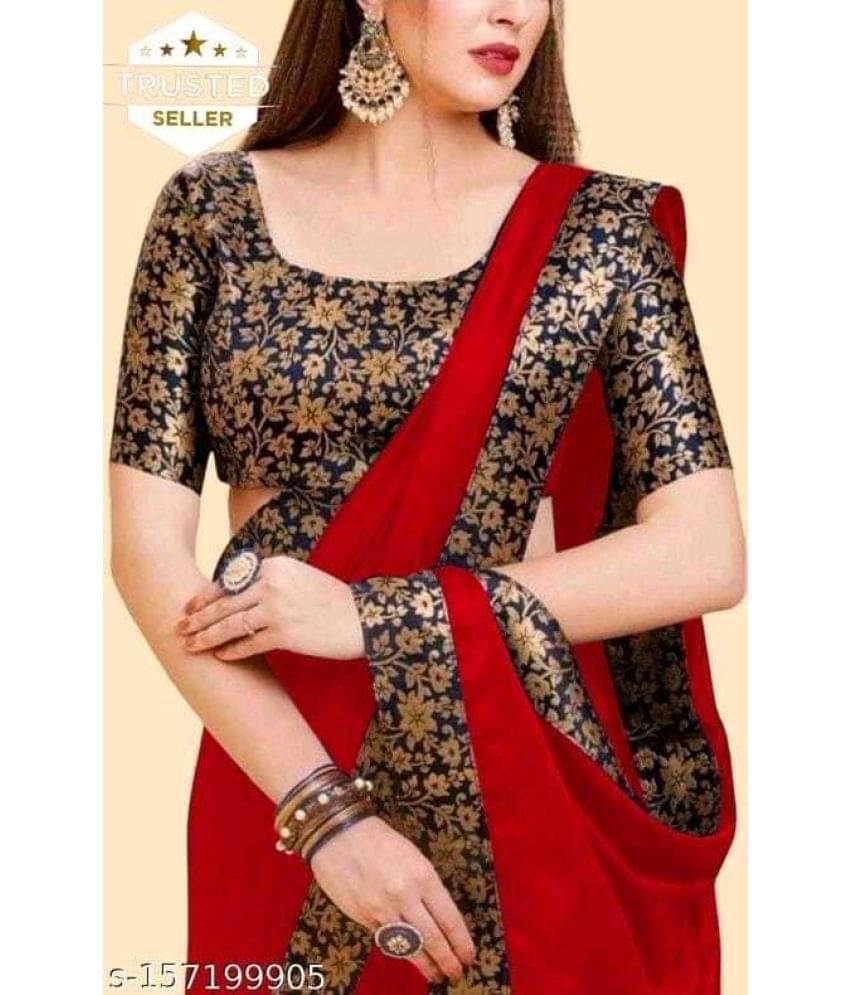 Vkaran Cotton Silk Applique Saree Without Blouse Piece ( Maroon ) Vkaran Cotton Silk Applique Saree Without Blouse Piece ( Maroon )
