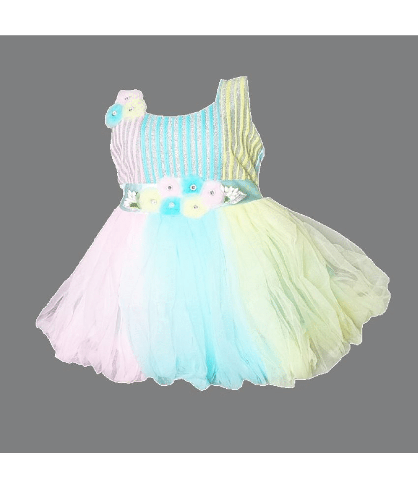     			harshvardhanmart.com Pack of 1 Baby Girls Net Frock ( Multicolor )