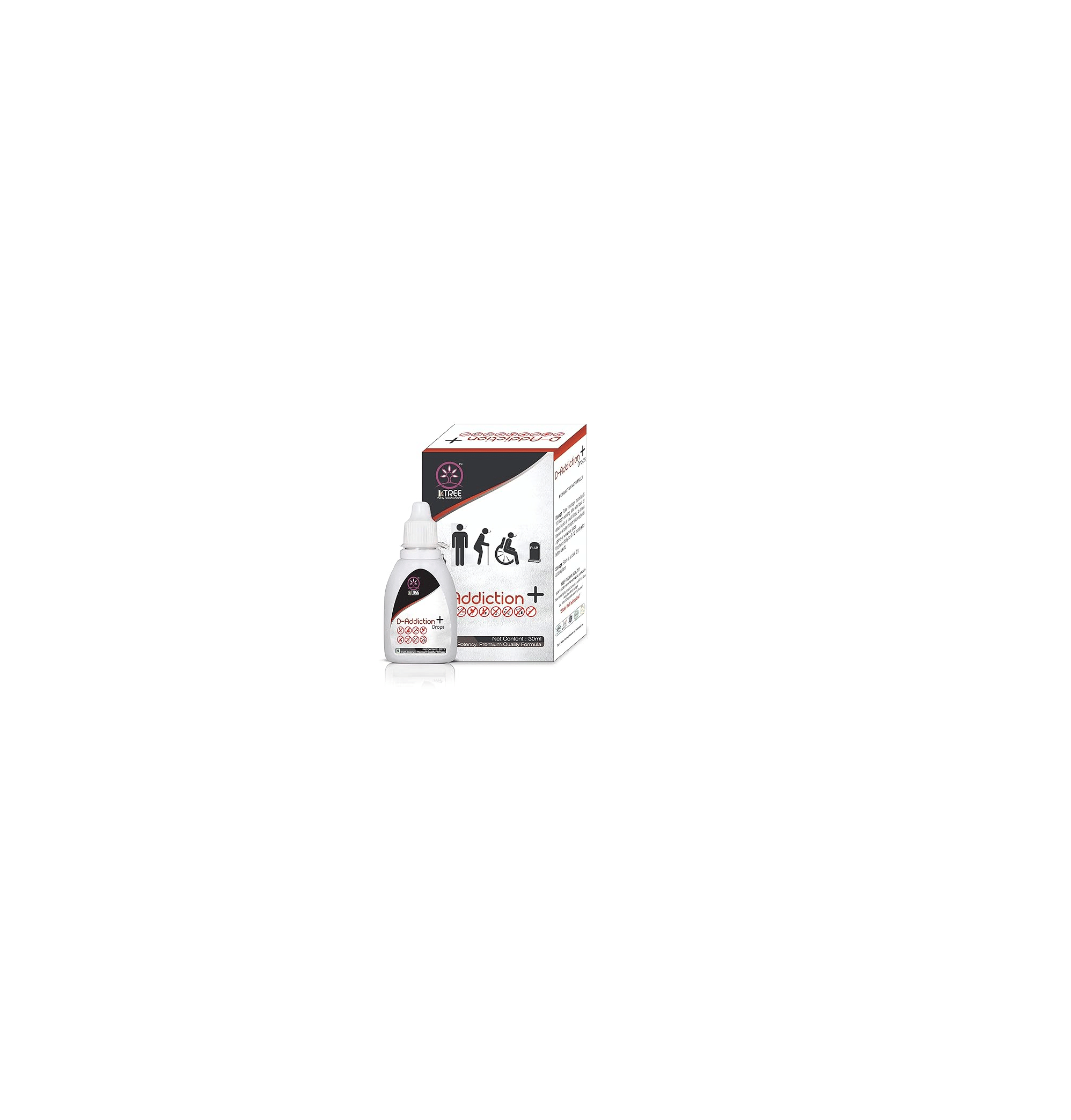 1Tree D Addiction Drops | Anti Addiction Drops | Nasha Band | Stop Addiction Drops 30 ml Pack of 1 1Tree D Addiction Drops | Anti Addiction Drops | Nasha Band | Stop Addiction Drops 30 ml Pack of 1