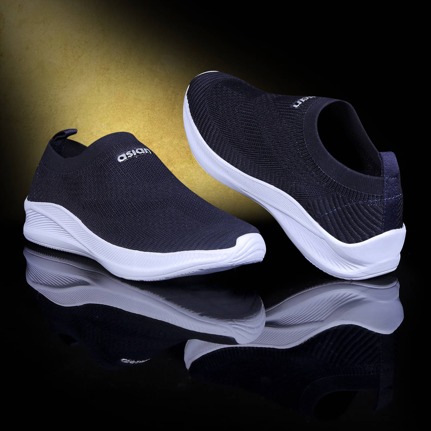     			ASIAN WIND-04 Navy Blue Men's Sports Running Shoes