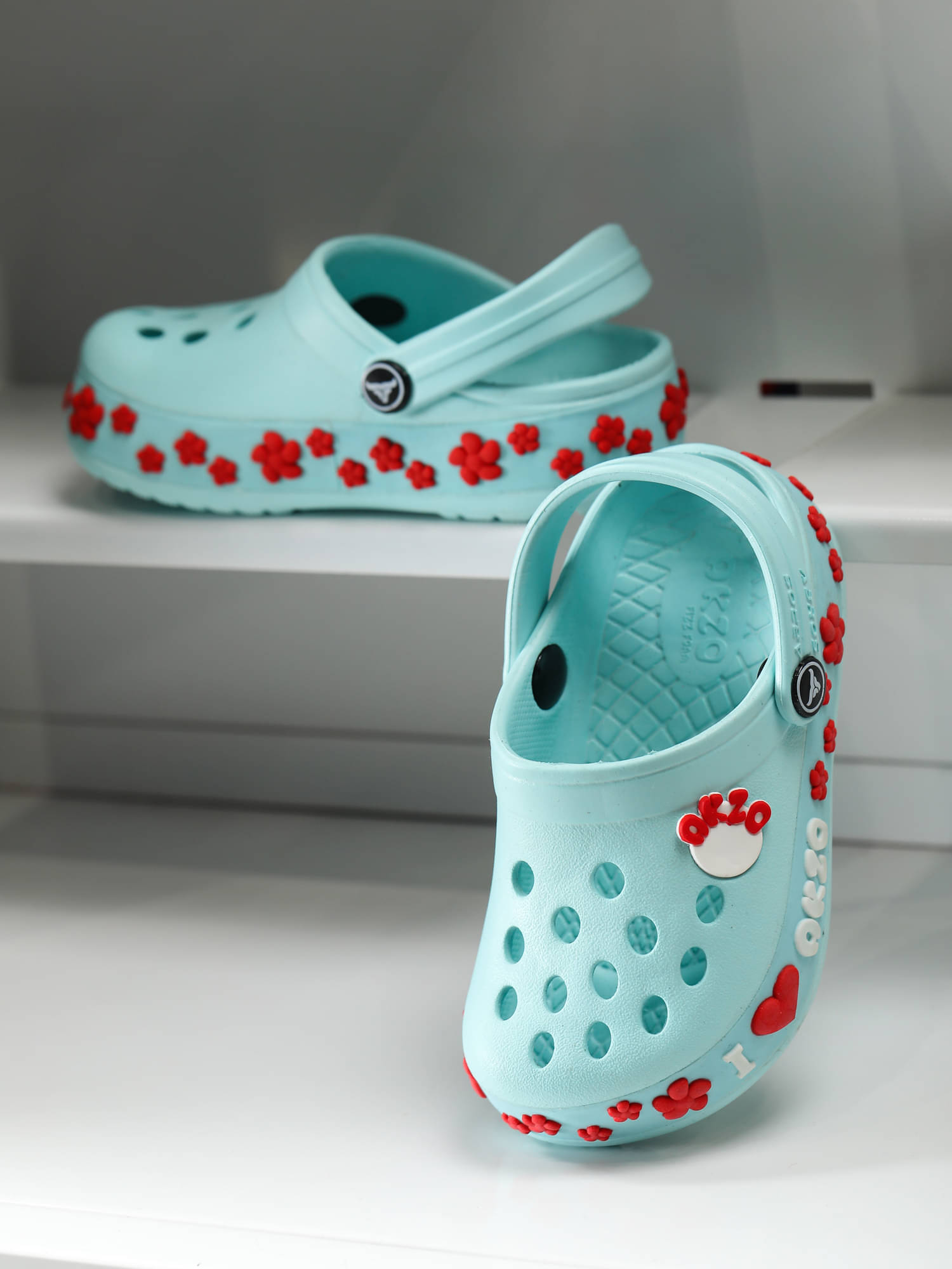     			Abros - Mint Green Boy's Clogs ( 1 Pair )
