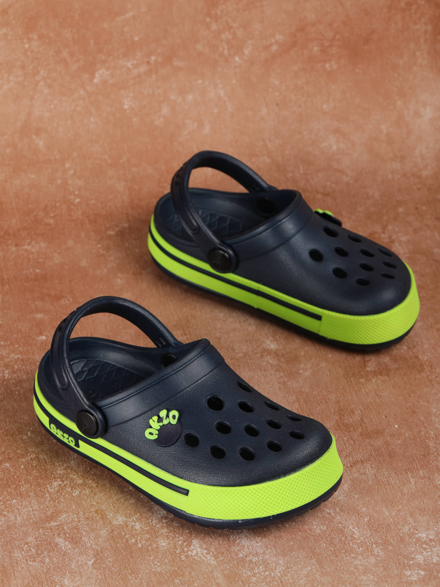     			Abros - Navy Boy's Clogs ( 1 Pair )