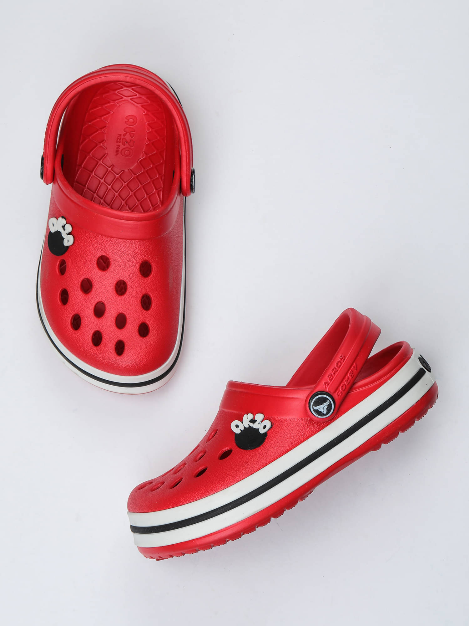     			Abros - Red Boy's Clogs ( 1 Pair )