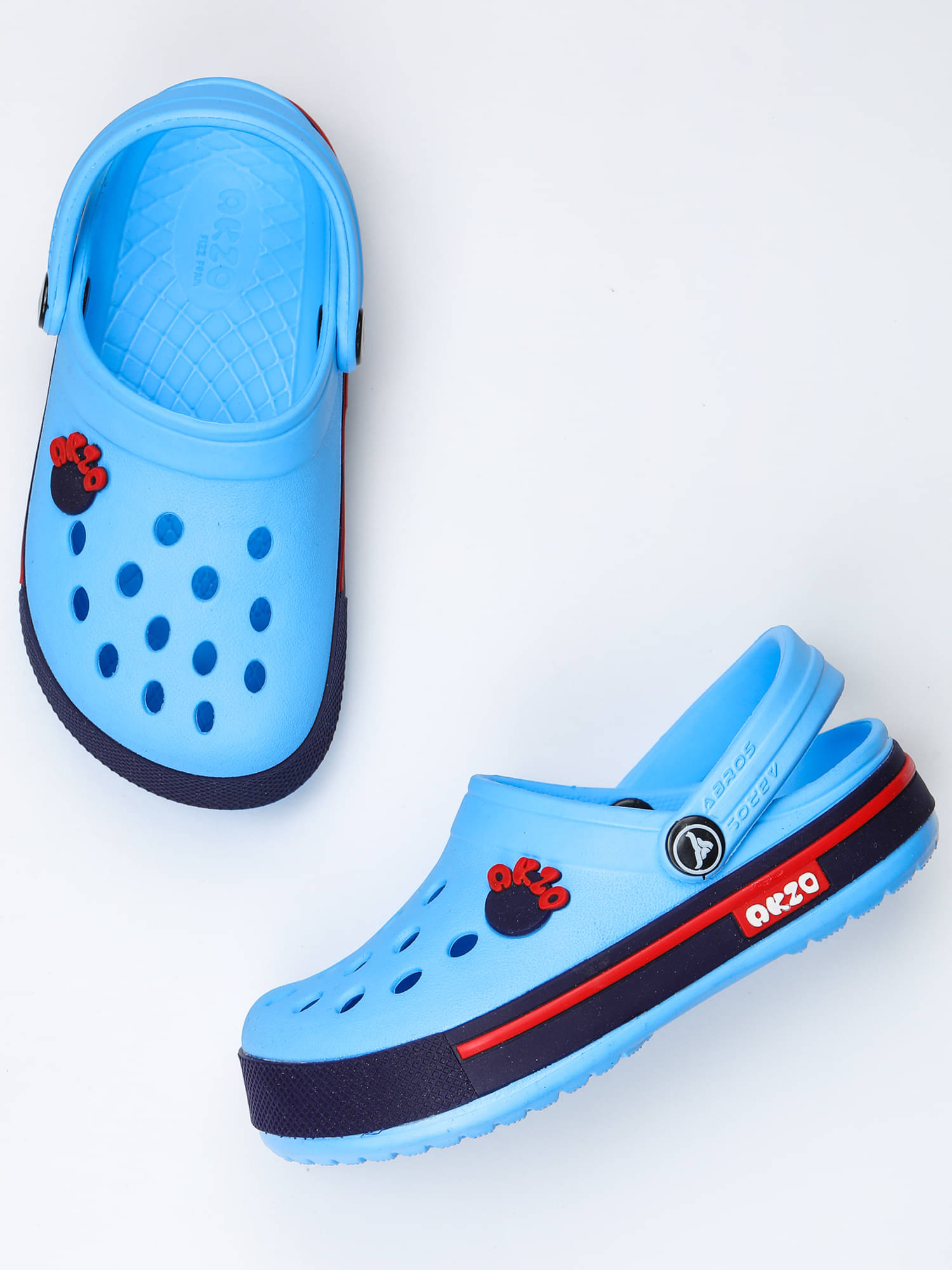     			Abros - SkyBlue Boy's Clogs ( 1 Pair )