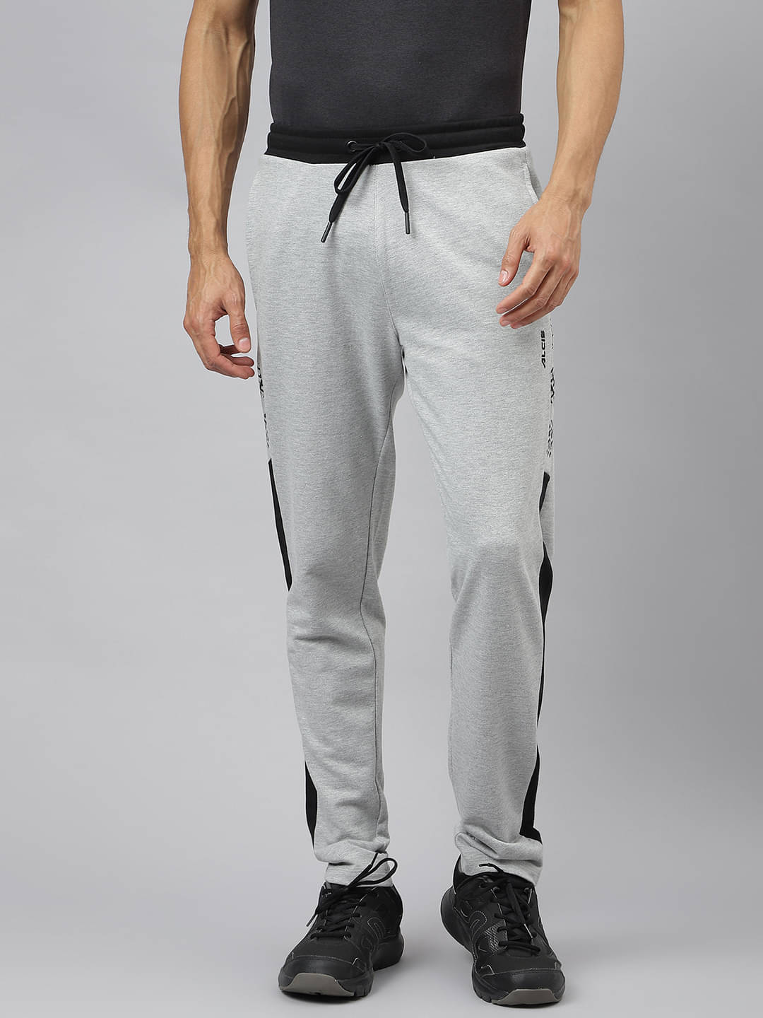 Alcis Grey Melange Cotton Blend Men's Sports Trackpants ( Pack of 1 ) Alcis Grey Melange Cotton Blend Men's Sports Trackpants ( Pack of 1 )