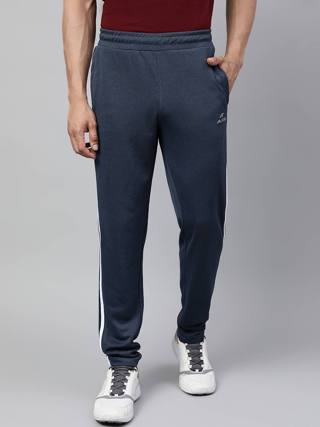     			Alcis Navy Blue Polyester Men's Sports Trackpants ( Pack of 1 )