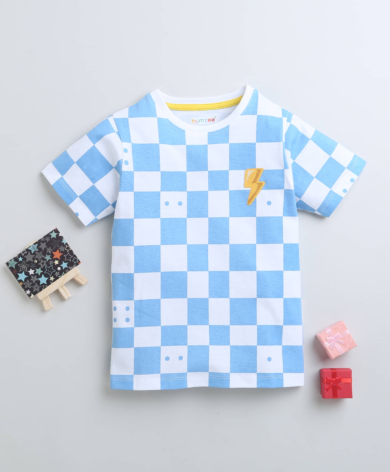     			BUMZEE Pack of 1 Boys Cotton T-Shirt ( White )